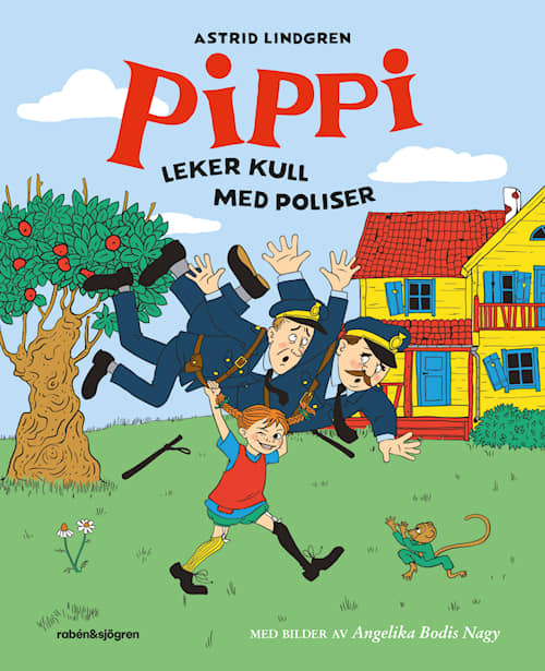 Pippi leker kull med poliser