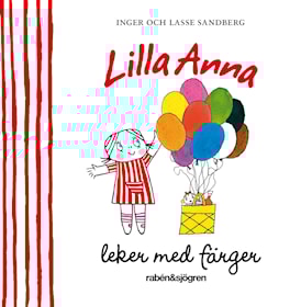 Lilla Anna leker med färger