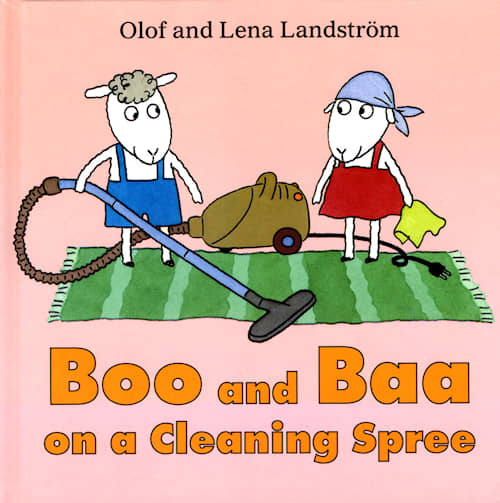 Boo and Baa on a cleaning spree