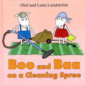 Boo and Baa on a cleaning spree