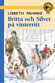 Britta och Silver på vinterritt