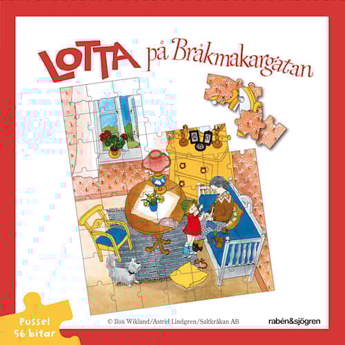 Lotta på Bråkmakargatan, pussel 56 bitar