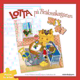 Lotta på Bråkmakargatan, pussel 56 bitar