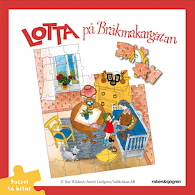 Lotta på Bråkmakargatan, pussel 56 bitar