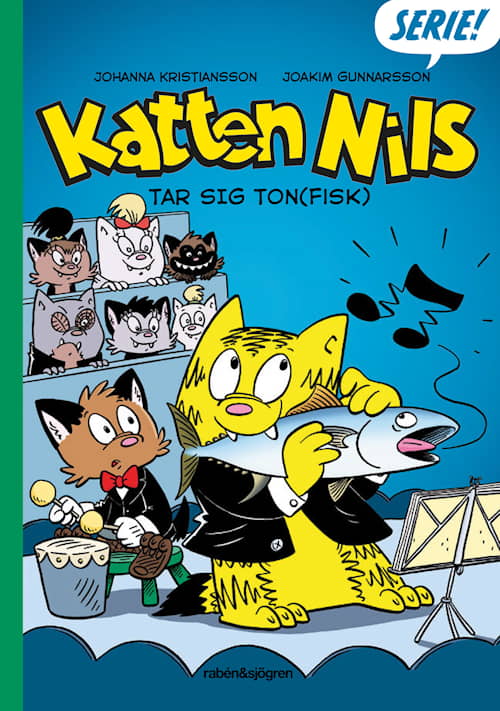 Katten Nils tar sig ton(fisk)