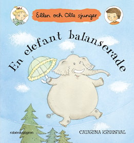 En elefant balanserade