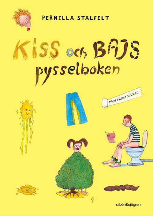 Kiss och bajs pysselboken med klistermärken