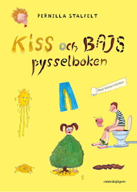 Kiss och bajs pysselboken med klistermärken