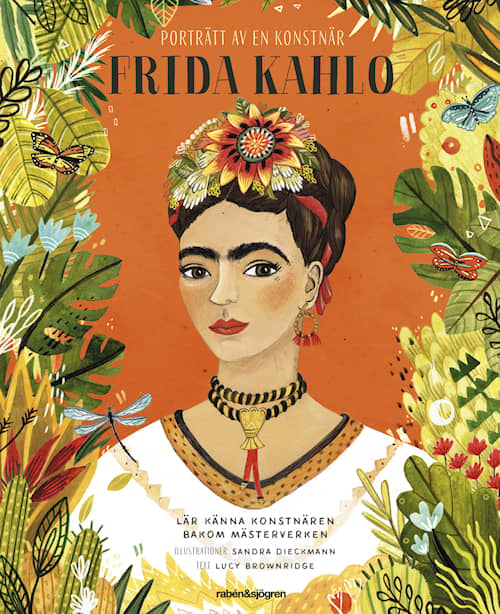 Porträtt av en konstnär Frida Kahlo