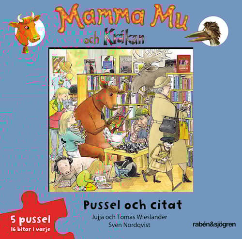 Mamma Mu och Kråkan - Pussel och citat