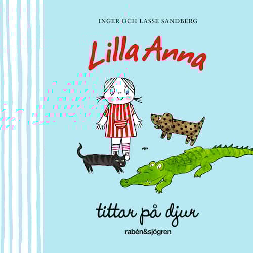 Lilla Anna tittar på djur
