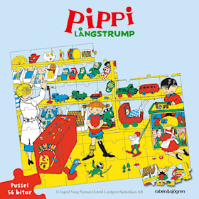 Pippi Långstrump pussel 56 bitar