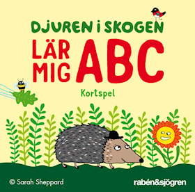 Djuren i skogen lär mig ABC -  kortspel