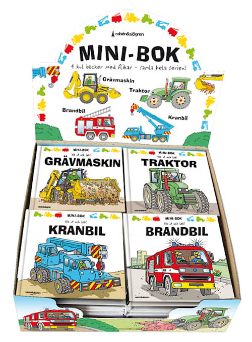 Tango Books-Burton T Mini-bok Traktor m.fl i låda