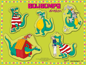 Bolibompa-draken! (träpussel)