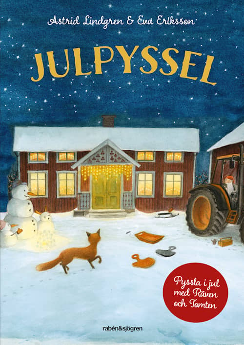 Julpyssel. Räven och tomten