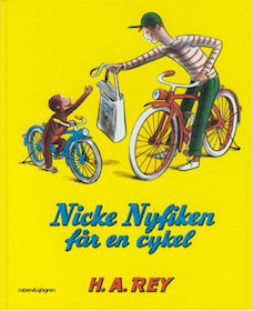 Nicke Nyfiken får en cykel