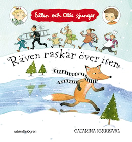 Räven raskar över isen