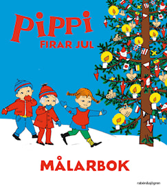 Pippi firar jul - Målarbok