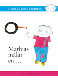 Mathias målar en...