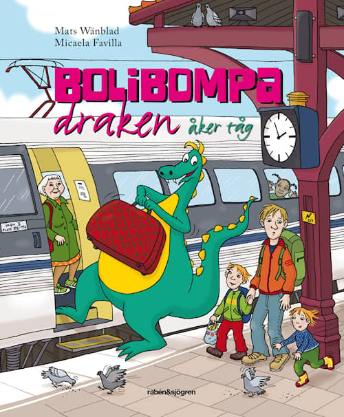 Bolibompa-draken åker tåg