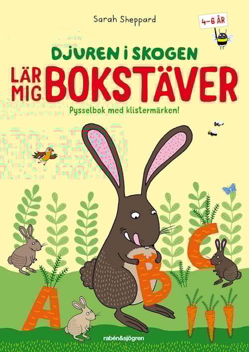 Djuren i skogen lär mig bokstäver
