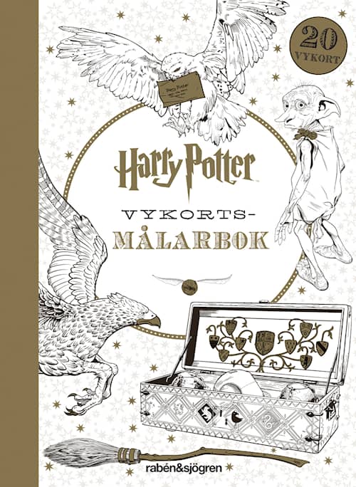 Harry Potter Vykorts-målarbok