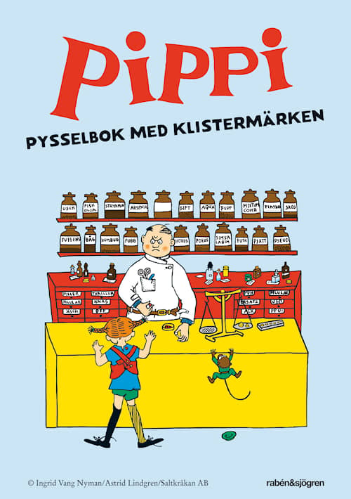 Pippi pysselbok med klistermärken