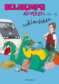 Bolibompa-draken åker tåg - Målarboken