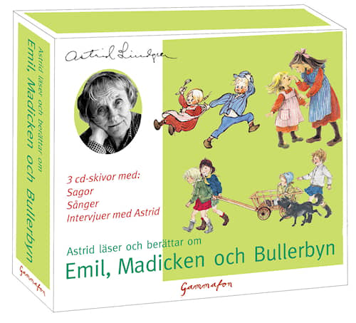 Astrid läser och berättar om Emil, Madicken och Bullerbyn