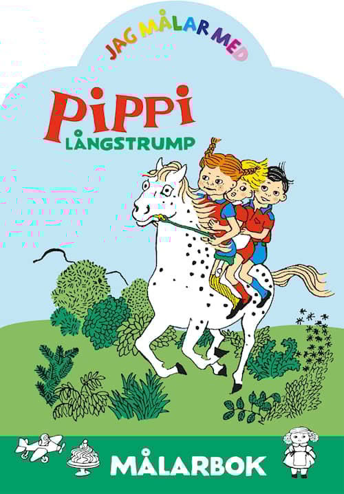 Jag målar med Pippi Långstrump