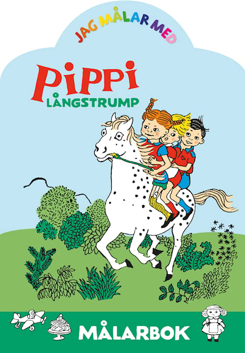 Jag målar med Pippi Långstrump