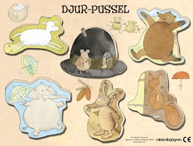 Djur-pussel - träpussel