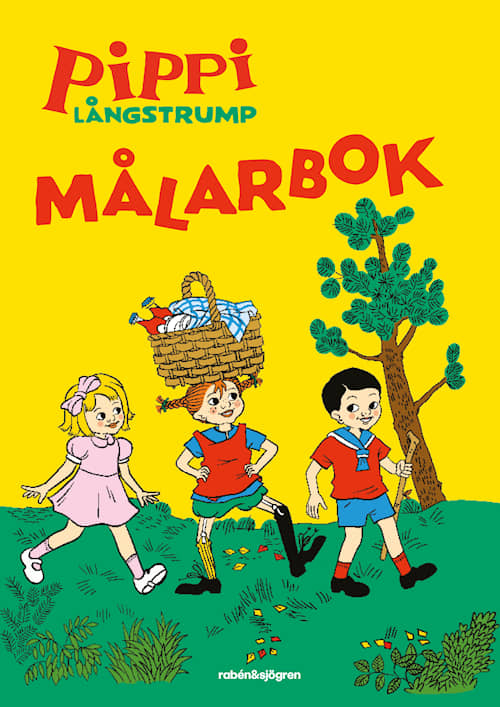 Pippi Långstrump målarbok