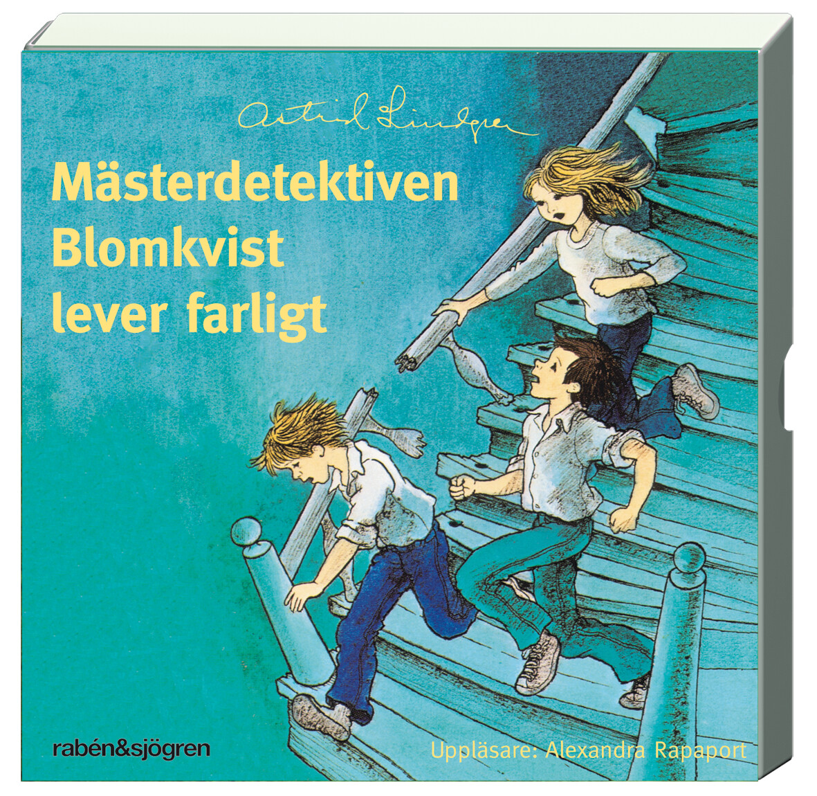 Mästerdetektiven Blomkvist lever farligt Astrid Lindgren CDBok